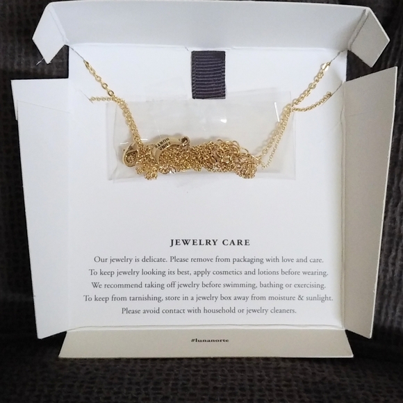 Luna🌙 Norte Double✌️ Gold Necklace Set - Picture 12 of 14